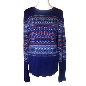 Fair Isle-style sweater